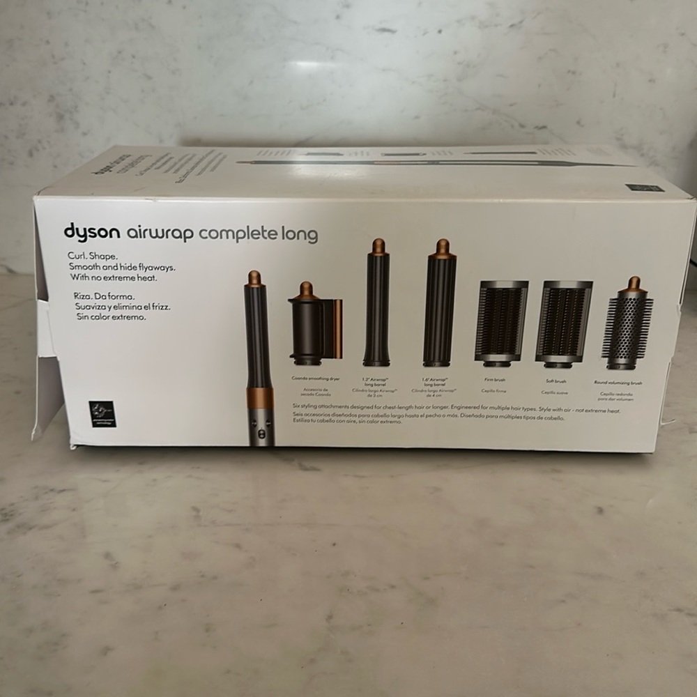 Dyson Airwrap Complete Long new with box and packaging (open box but never used)